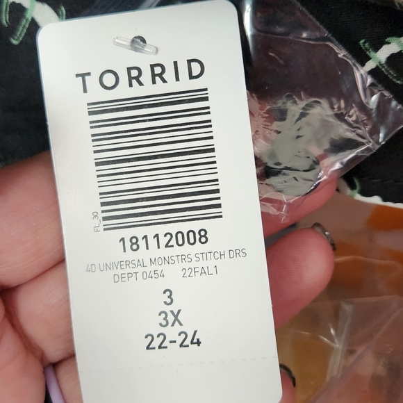 UNIVERSAL MONSTERS FRANKENSTEIN MINI SKATER DRESS - MESH & STRETCH POPLIN - Picture 8 of 8